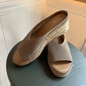 Franco Sarto Paige2 Espadrille Slide Size 7.5